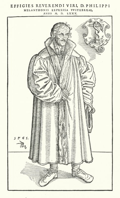 Philipp Melanchthon, reformador protestante alemán de Lucas The Younger (after) Cranach