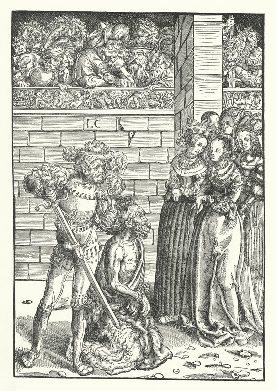 La decapitación de San Juan Bautista de Lucas the Elder (after) Cranach