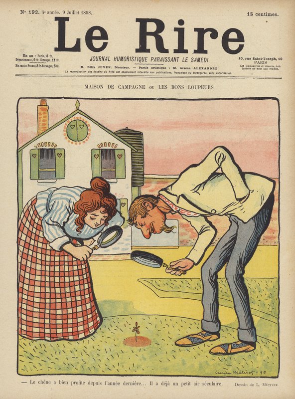Ilustración para Le Rire de Lucien Metivet
