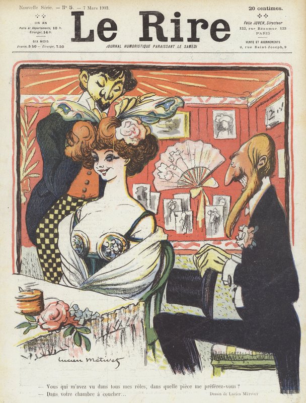 Ilustración para Le Rire de Lucien Metivet
