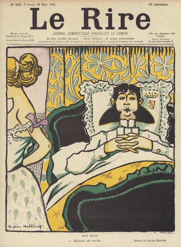 Ruy Blas, Ilustración para Le Rire de Lucien Metivet
