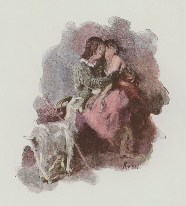 Ilustración para Notre-Dame De París de Victor Hugo de Lucius Rossi