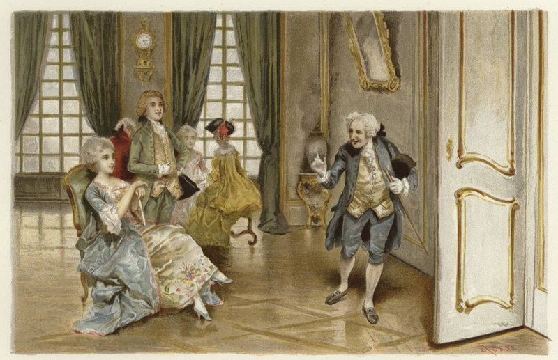 Ilustración para La escuela del escándalo de Lucius Rossi