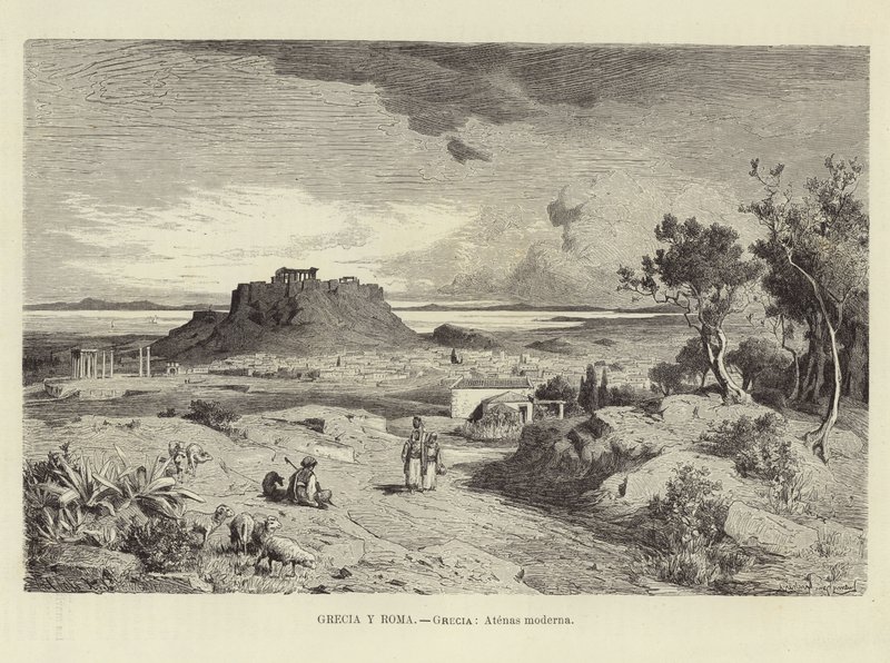 Grecia y Roma - Grecia: Atenas moderna de Ludwig Hans Fischer