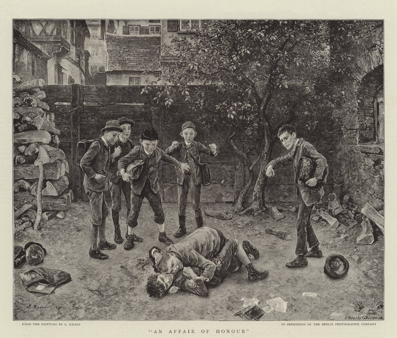Un asunto de honor de Ludwig Knaus