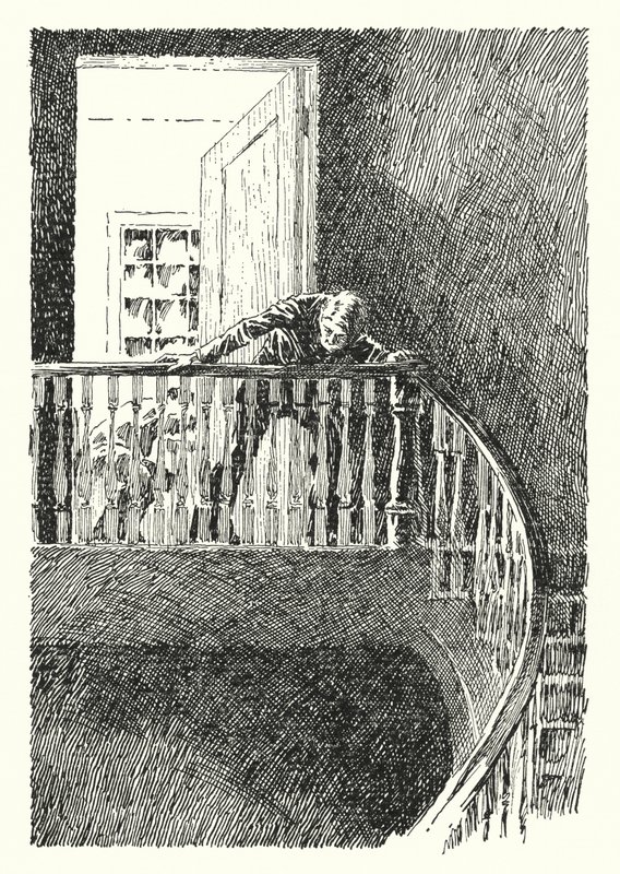 Ilustración para El retrato de Dorian Gray de Oscar Wilde de Lui Trugo