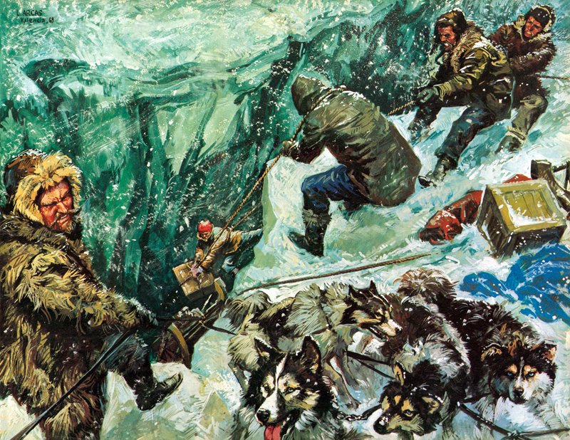 El viaje de Roald Amundsen al Polo Sur de Luis Arcas Brauner