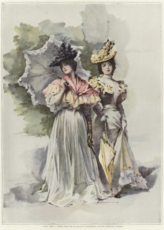 Dos amigos de Madeleine Lemaire