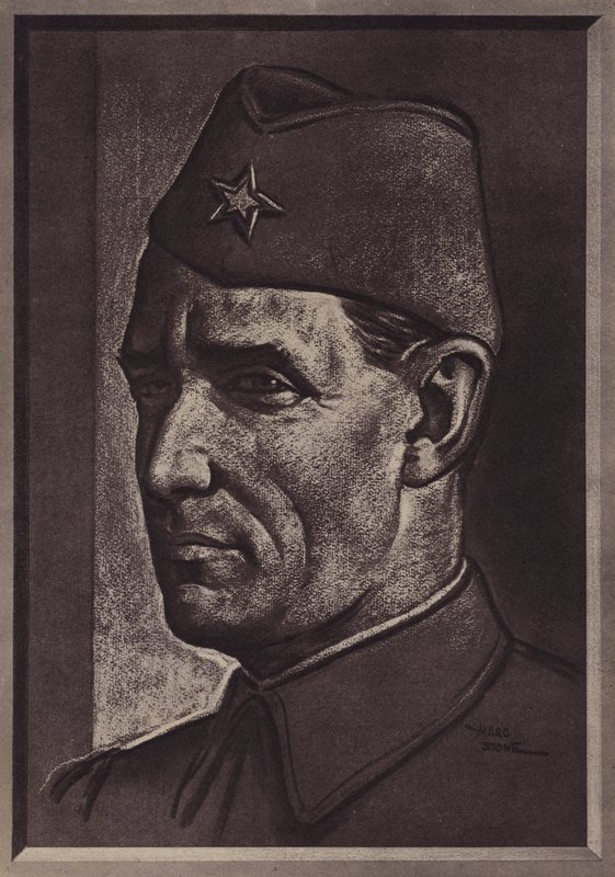 Mariscal Tito, comandante del ejército partisano que liberó Yugoslavia de los alemanes de Marcus Stone