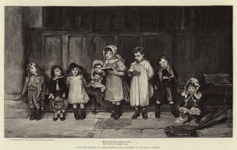 Niños de la calle de Marie Elizabeth Seymour Lucas