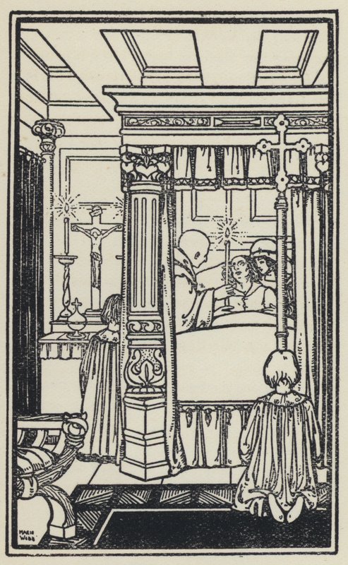 Ilustración para El Sueño de Gerontius de Cardenal Newman de Marie Preaud Webb