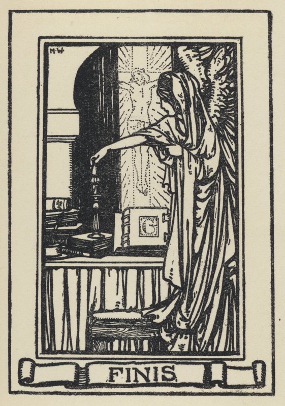 Ilustración para El Sueño de Gerontius de Cardenal Newman de Marie Preaud Webb