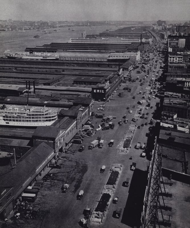 Manhattan: Autopista del lado oeste (foto en blanco y negro) de Mario Bucovich