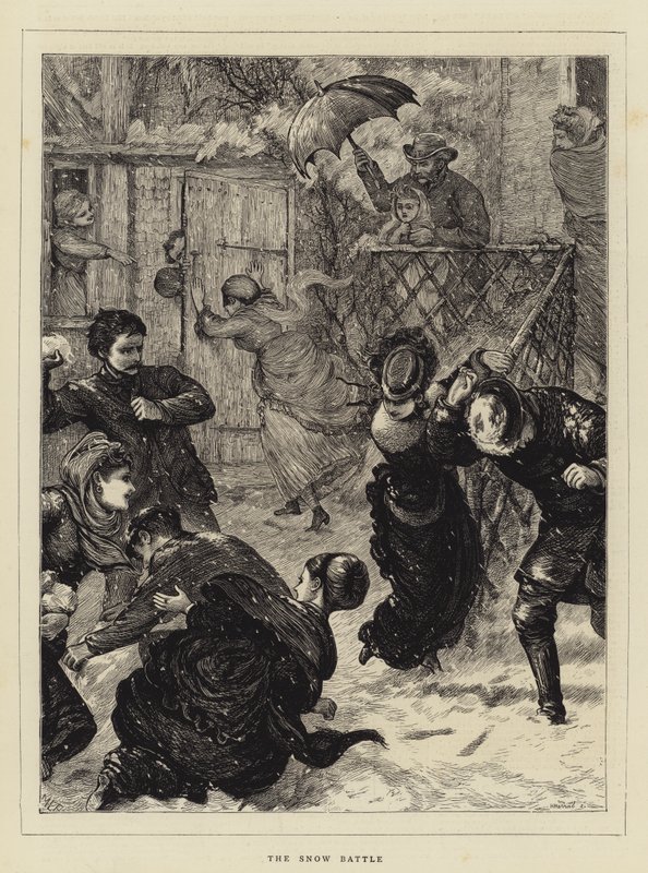 La batalla de nieve de Mary Ellen Edwards