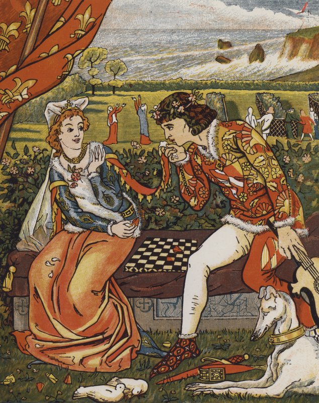 Dorigen y Aurelius, El Cuento del Franklin de Chaucer de Mary Eliza Haweis