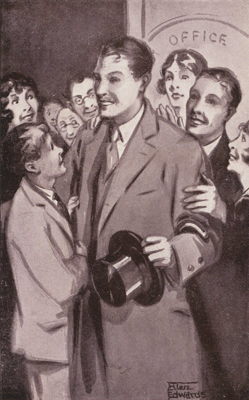 Ilustración para Kipps de H G Wells (litografía) de Mary Ellen Edwards