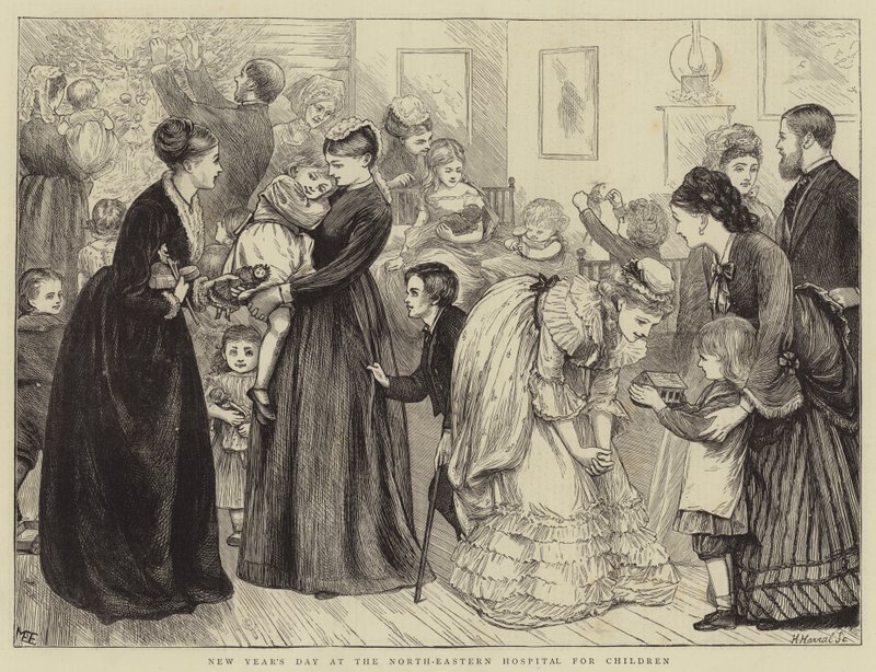 Día de Año Nuevo en el Hospital del Noreste para Niños de Mary Ellen Edwards