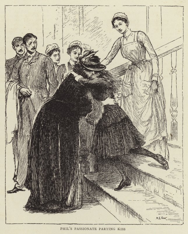 Ilustración para La Historia de una Enfermera, por Honnor Morten de Mary L. Gow