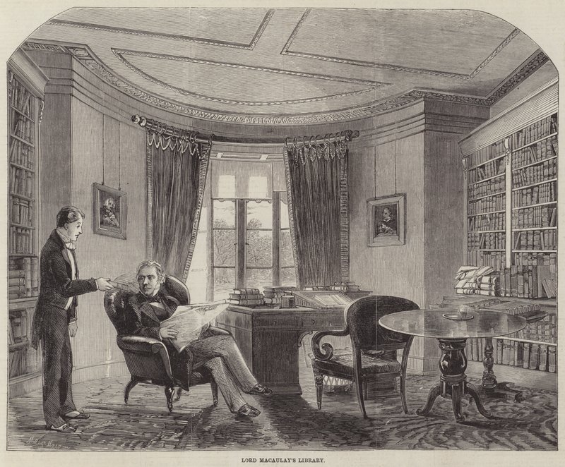 La biblioteca de Lord Macaulay de Matthew Somerville Morgan