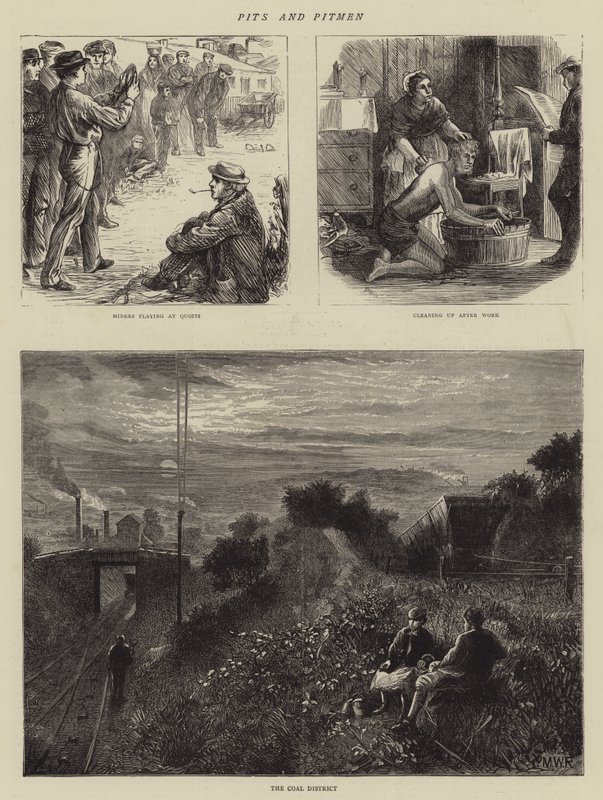 Pozos y mineros de Matthew White Ridley