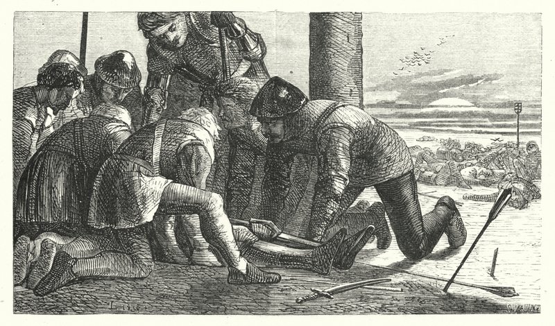 La Leyenda de la Pluma del Príncipe de Matthew James (attr. to) Lawless