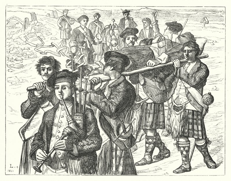 La Noche Después de Culloden de Matthew James (attr. to) Lawless