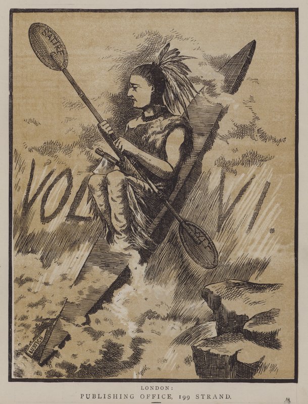 Ilustración de la revista The Tomahawk de Matthew