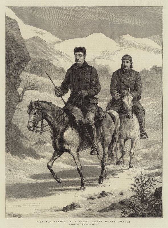 Capitán Frederick Burnaby, Guardia Real de Caballería de Matthew White Ridley