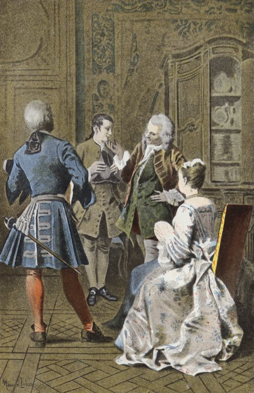 En la casa del Señor G M de Maurice Leloir