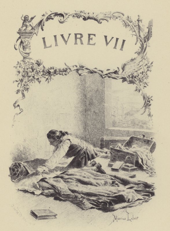 Ilustración para el Libro VII de Les Confessions de Jean-Jacques Rousseau de Maurice Leloir