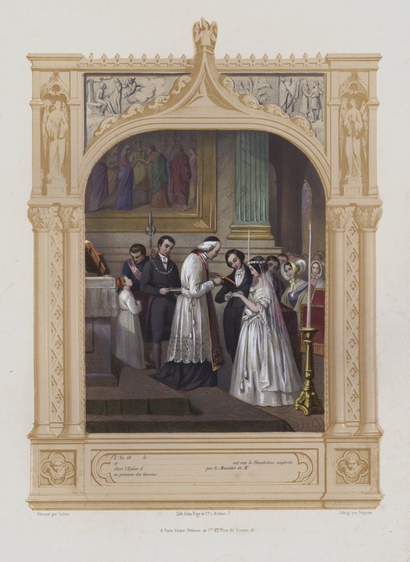 Bendición de matrimonio de Maurice Leloir