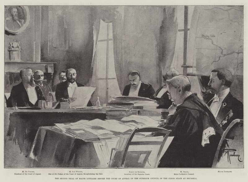 El Segundo Juicio del Mayor Lothaire ante el Tribunal de Apelación del Consejo Superior del Estado del Congo en Bruselas de Maurice Romberg