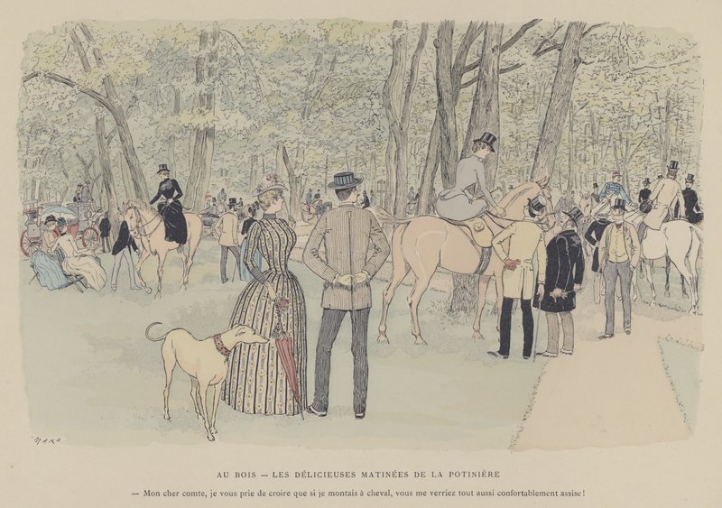 Ilustración para Paris Brillant de Maurice Charles Mathieu Bonvoisin