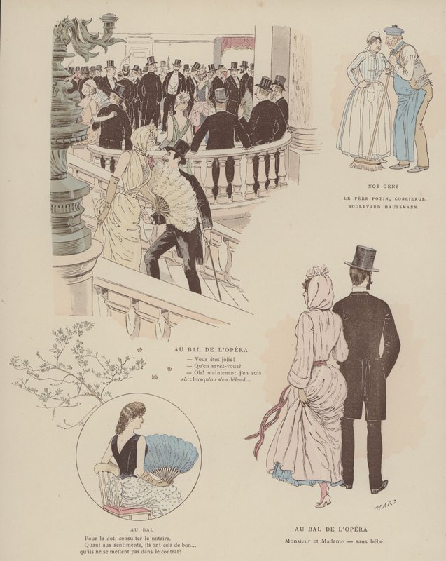 Ilustración para Paris Brillant de Maurice Charles Mathieu Bonvoisin