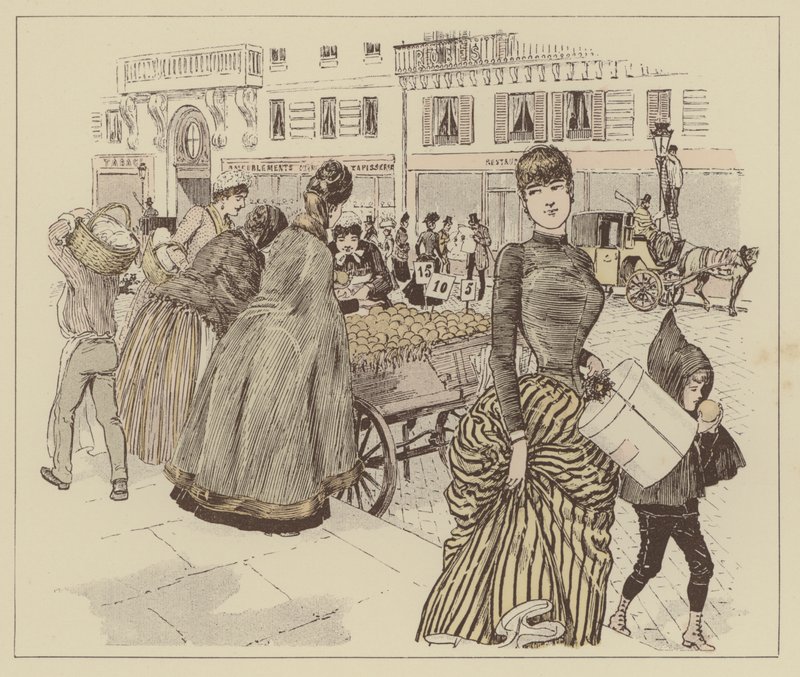 Ilustración para Paris Brillant de Maurice Charles Mathieu Bonvoisin