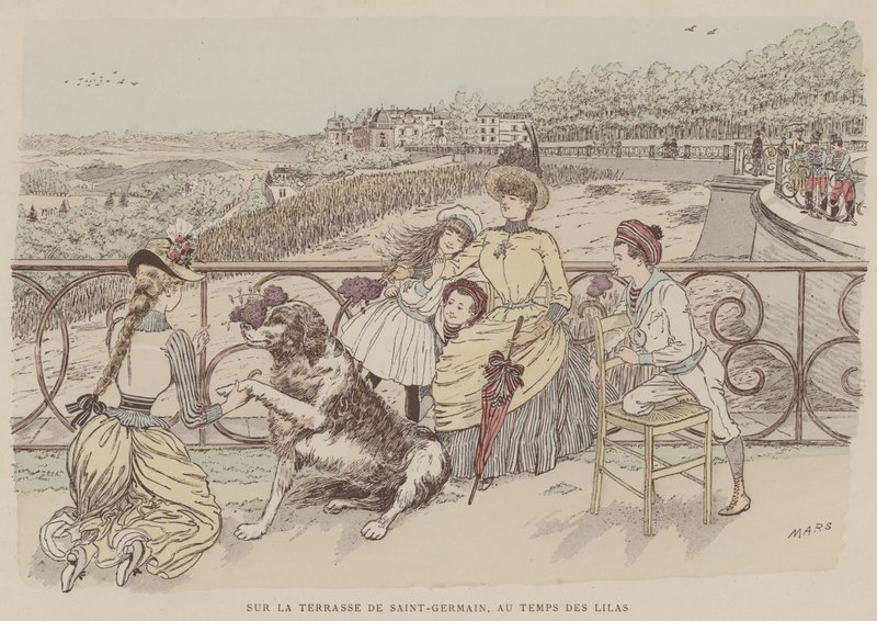 Ilustración para Paris Brillant de Maurice Charles Mathieu Bonvoisin