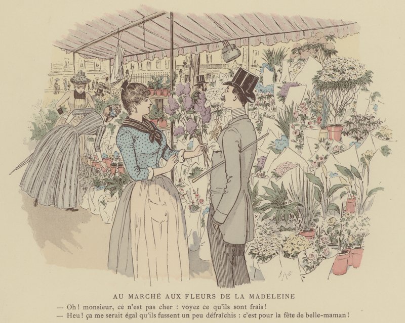 Ilustración para Paris Brillant de Maurice Charles Mathieu Bonvoisin