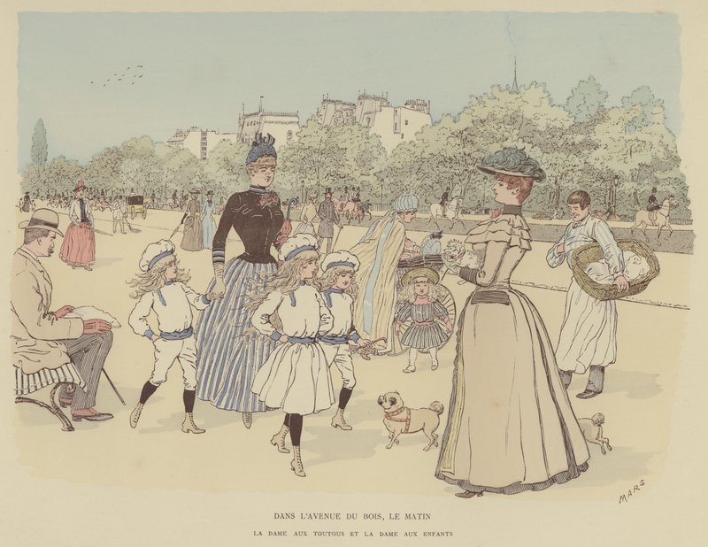 Ilustración para Paris Brillant de Maurice Charles Mathieu Bonvoisin