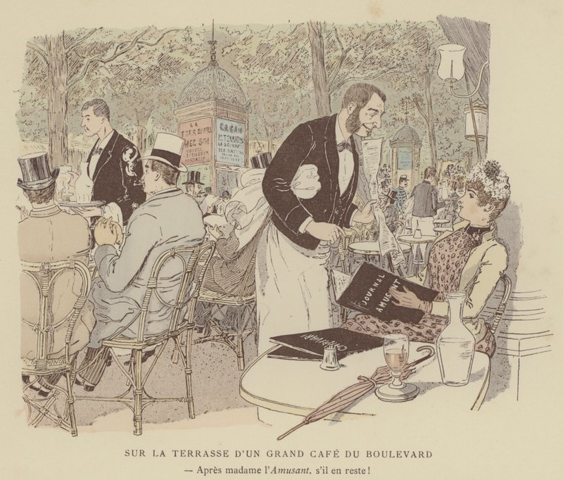 Ilustración para Paris Brillant de Maurice Charles Mathieu Bonvoisin