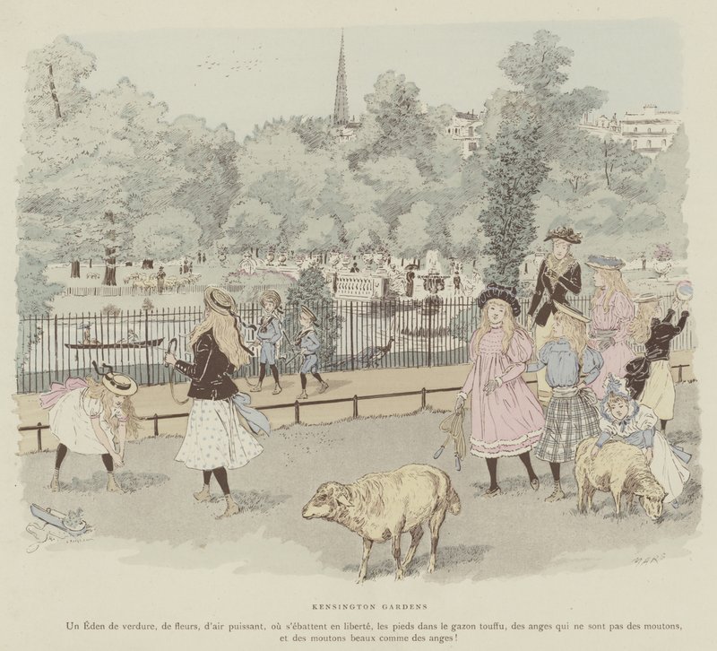 Ilustración para La Vie De Londres por Mars de Maurice Charles Mathieu Bonvoisin