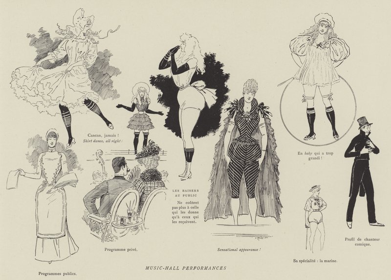 Ilustración para La Vie De Londres por Mars de Maurice Charles Mathieu Bonvoisin