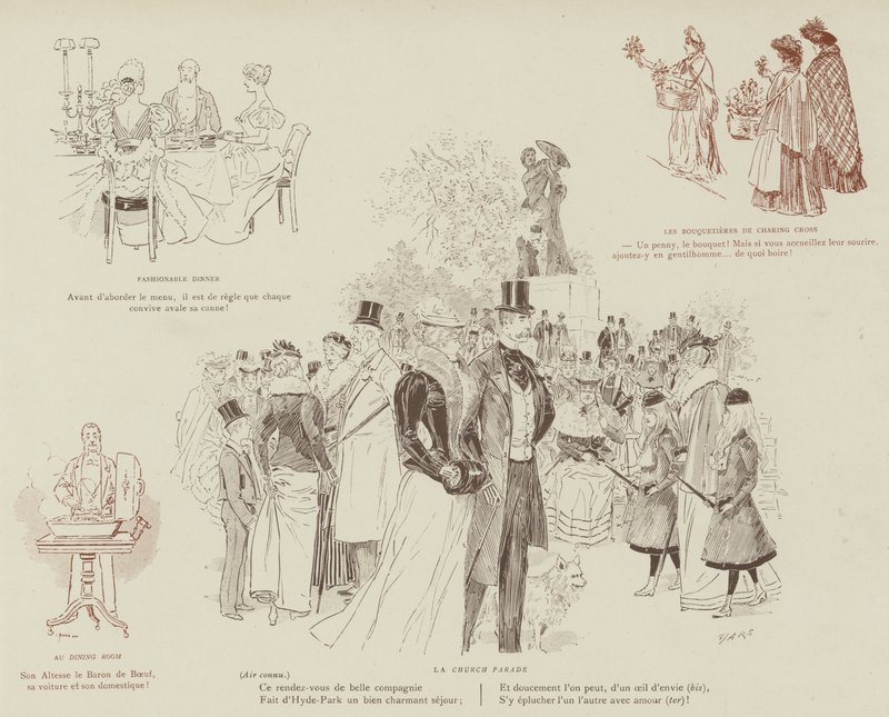 Ilustración para La Vie De Londres de Maurice Charles Mathieu Bonvoisin