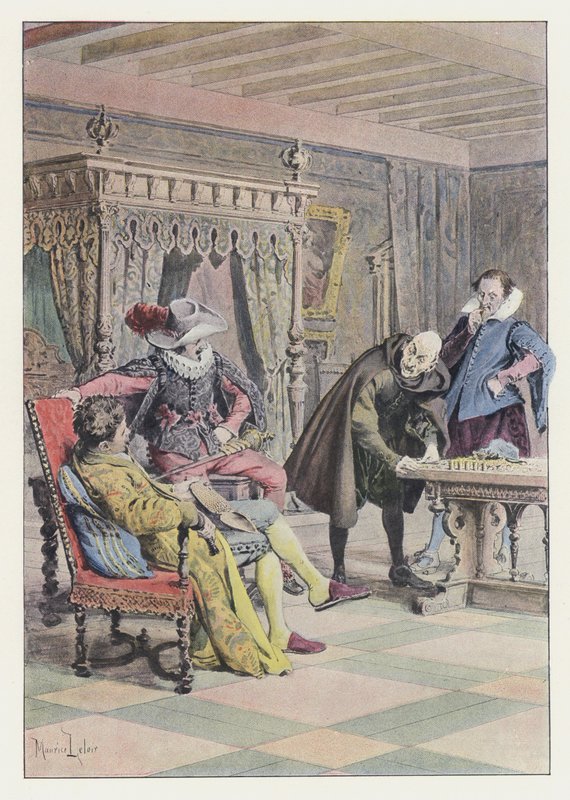 Ilustración para Gil Blas (litografía en color) de Maurice Leloir