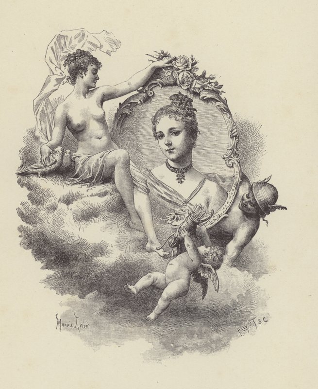 Ilustración para Manon Lescaut (grabado) de Maurice Leloir