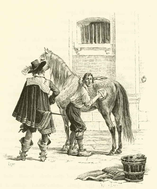 Ilustración para Los Tres Mosqueteros de Maurice Leloir