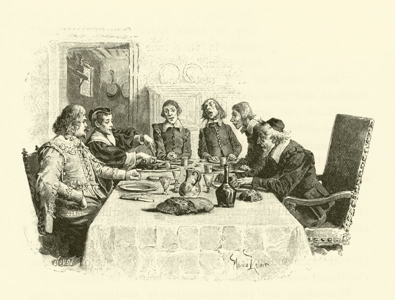 Ilustración para Los Tres Mosqueteros de Maurice Leloir