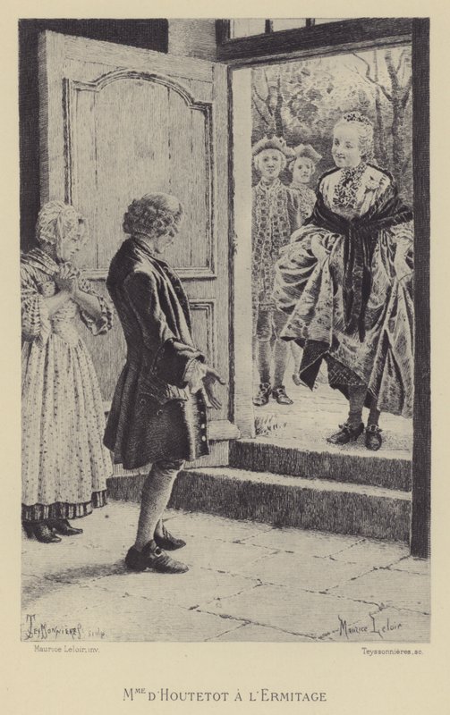 Madame de Houtetout en el Hermitage de Maurice Leloir