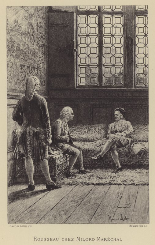 Rousseau visitando a Georgel Keith de Maurice Leloir