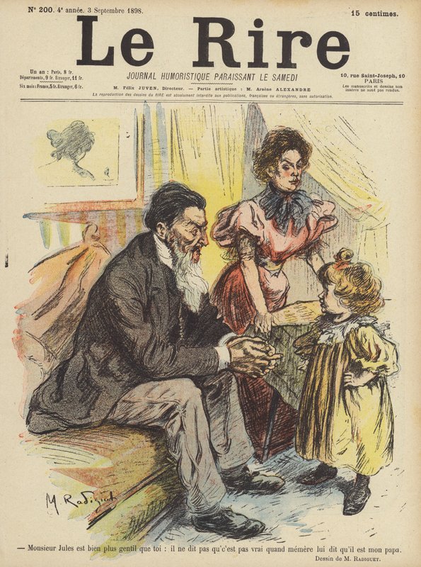 Ilustración para Le Rire de Maurice Radiguet