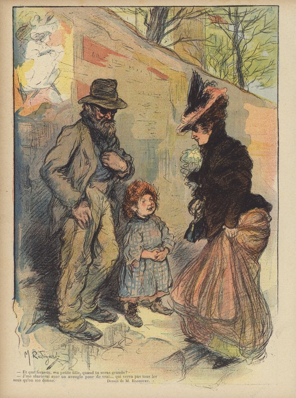 Ilustración para Le Rire de Maurice Radiguet
